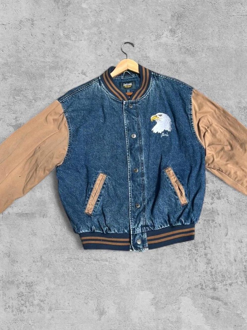 Vintage 90s embroidered varsity jacket